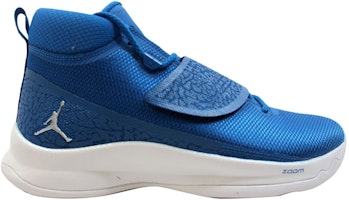 Air Jordan Super Fly 5 PO Team Royal/Metallic Silver 881571-406 Air Jordan Super Fly 5 PO Team Royal/Metallic Silver 881571-406