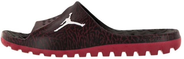 Air Jordan Super.Fly Slides Black/Red 842400-021 Air Jordan Super.Fly Slides Black/Red 842400-021