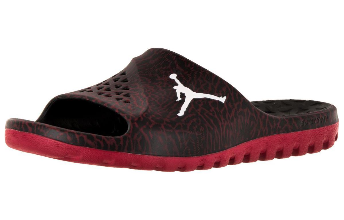 Lookbook Air Jordan Super.Fly Slides Schwarz/Rot 842400-021