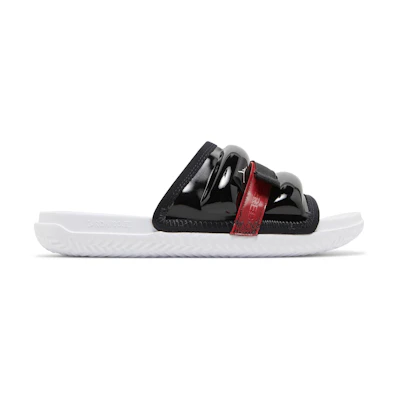 Jordan Super Play Slide 'Black University Red'