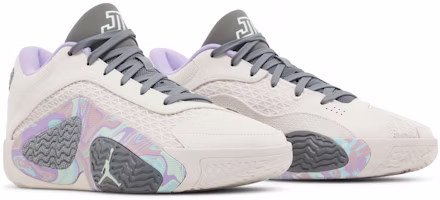 喬丹 Tatum 2 "復活節" 圓頭綁帶 耐磨 低筒 籃球鞋 男款 米紫 Cheap 喬丹 Tatum 2 "復活節" 圓頭綁帶 耐磨 低筒 籃球鞋 男款 米紫