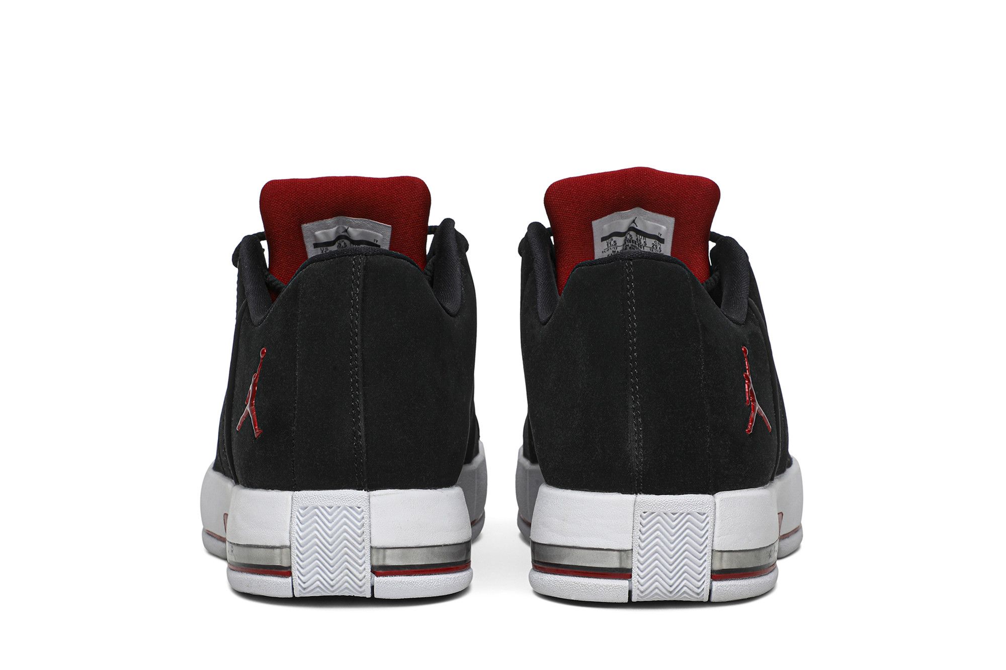 Details for Air Jordan Team Elite 2 Low Bred Noir Rouge AO1696-001