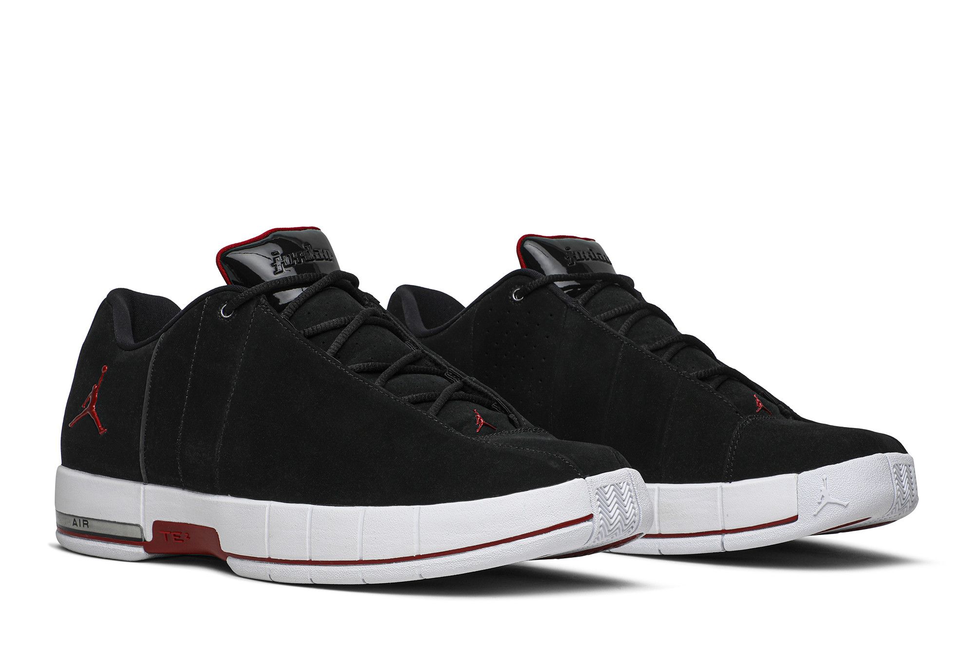Cheap Air Jordan Team Elite 2 Low Bred Noir Rouge AO1696-001