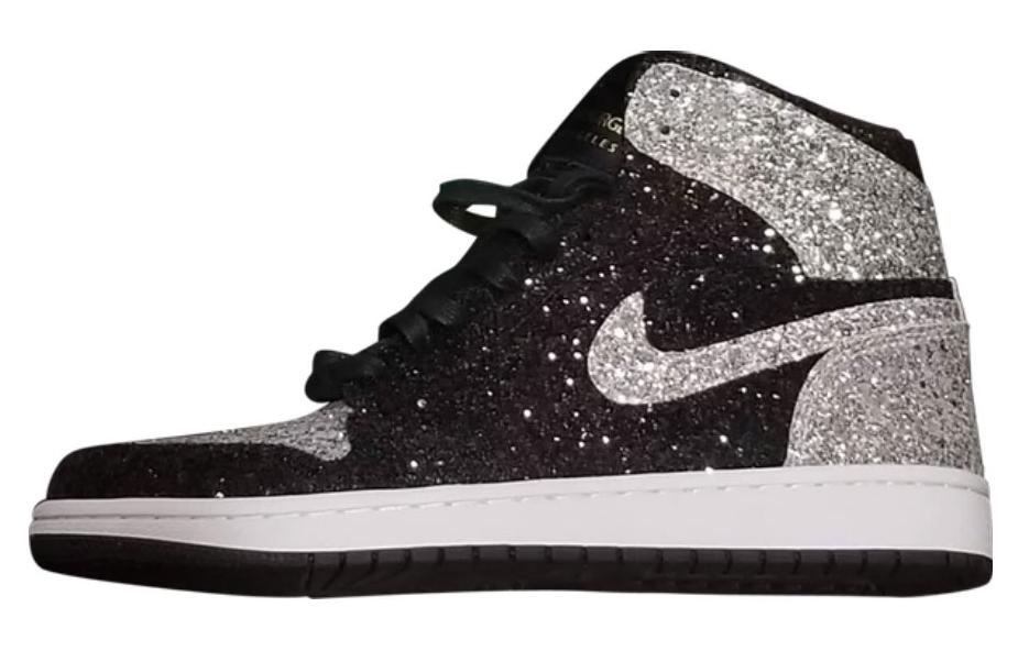 Buy The Shoe Surgeon x Jordan Air Jordan 1 Shadow 北極 舒適 耐磨 中筒 籃球鞋 男款 銀色