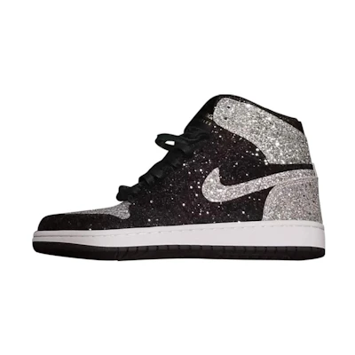 Jordan The Shoe Surgeon 1 High 'Silver North Pole'