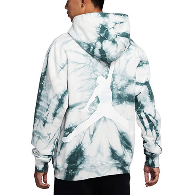 Shop Air Jordan Hoodie Ikat Celup Hijau dengan Cetakan Logo Hadiah. DR2647-133