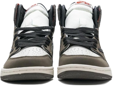 Air Jordan Travis Scott x 1 High OG TS SP 'Coklat Putih' CD44887-100 Lookbook Air Jordan Travis Scott x 1 High OG TS SP 'Coklat Putih' CD44887-100