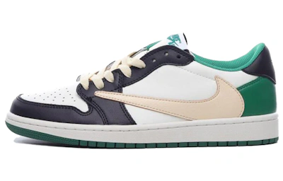 Air Jordan Travis Scott x Fragment Design x 1 Low 'White Green Black' DM7866-128
