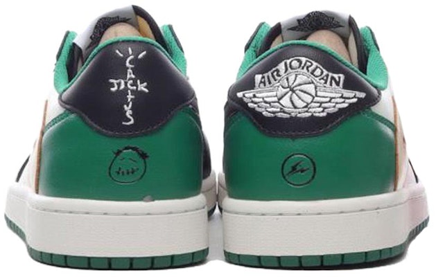 Air Jordan Travis Scott x Fragment Design x 1 Low 'Putih Hijau Hitam' DM7866-128 Shop Air Jordan Travis Scott x Fragment Design x 1 Low 'Putih Hijau Hitam' DM7866-128