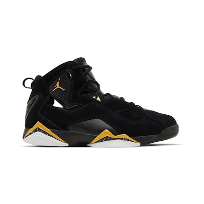 Jordan True Flight 'Black Metallic Gold Speckled'