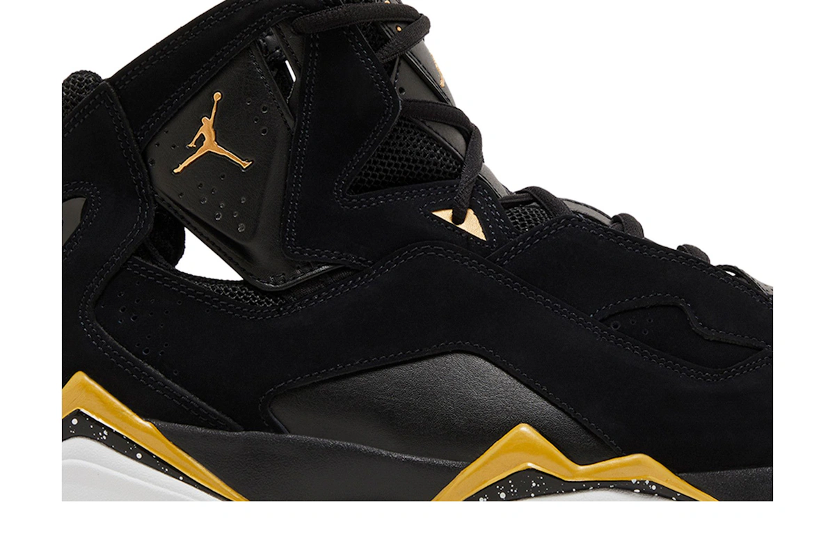 Air Jordan True Flight 'Black Metallic Gold Speckled'