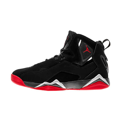 Jordan True Flight Black/Gym Red ‘Metallic Silver