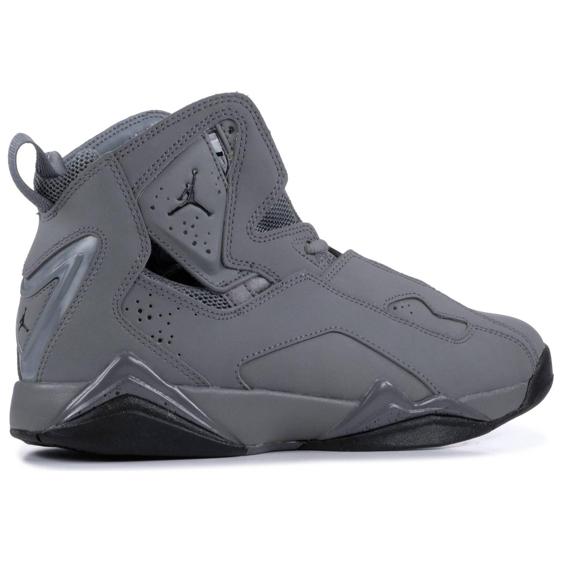 Shop Air Jordan True Flight Mid 'Cool Grey Black' Pria Sepatu Olahraga 342964-027