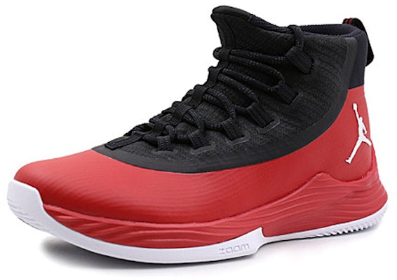 Air Jordan Ultra Fly 2 Merah/Hitam/Putih Asli 914479-601 Lookbook Air Jordan Ultra Fly 2 Merah/Hitam/Putih Asli 914479-601