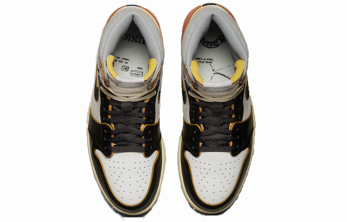 Lookbook 預售-Union x Air Jordan 1 Retro High OG NRG 黑腳趾 拼接