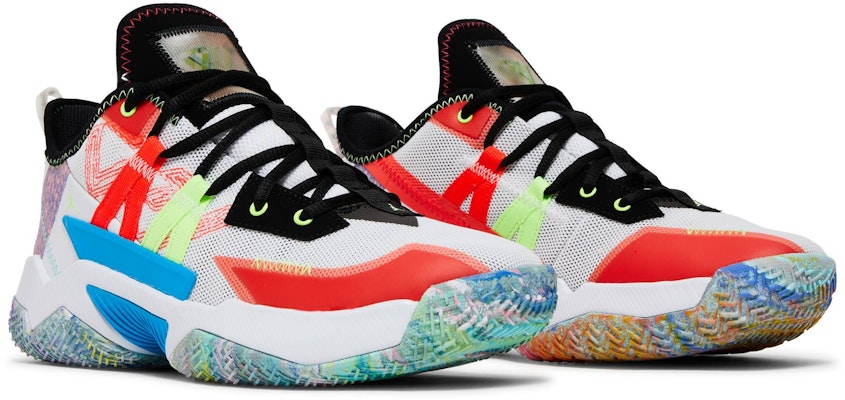 Air Jordan 威斯布魯克 One Take 2 PF 'White Multi' CW2458-101 Cheap Air Jordan 威斯布魯克 One Take 2 PF 'White Multi' CW2458-101