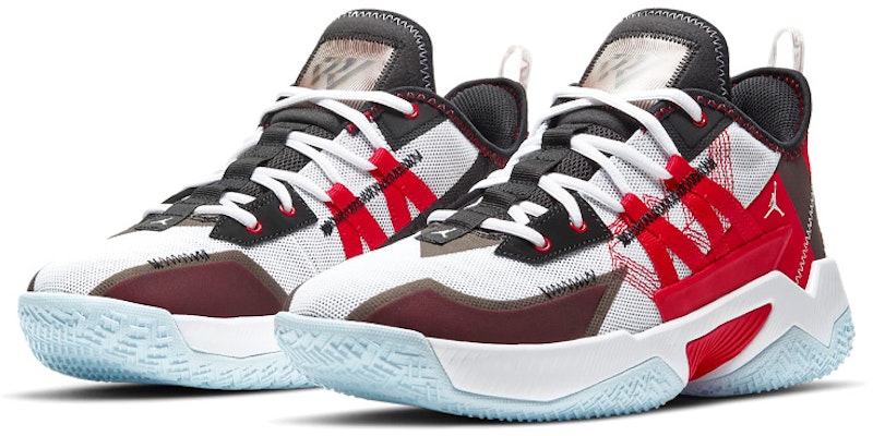Air Jordan Westbrook One Take 2 PF 'White University Red' CW2458-106 Lookbook Air Jordan Westbrook One Take 2 PF 'White University Red' CW2458-106