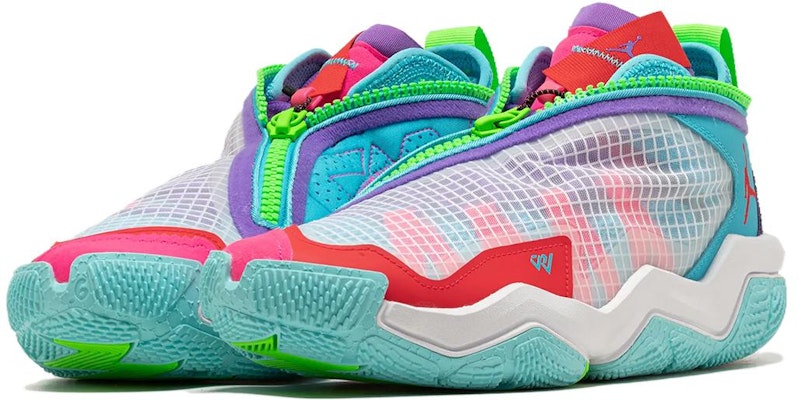 Air Jordan Why Not .6 PF 'White Siren Red Blue Grape' DV1249-100 Lookbook Air Jordan Why Not .6 PF 'White Siren Red Blue Grape' DV1249-100