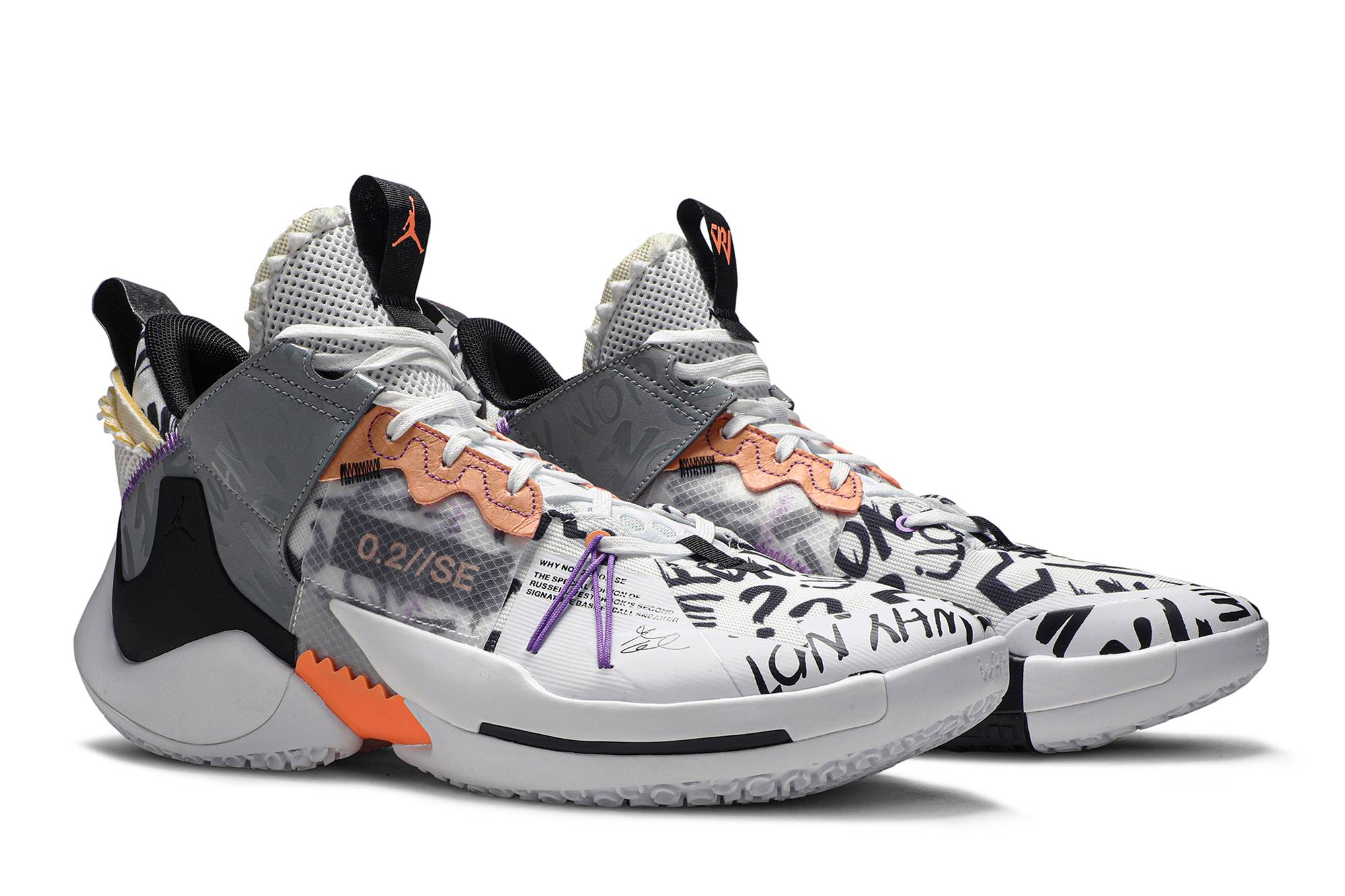 Cheap Air Jordan Why Not Zer0.2 SE "橙色脉动" AQ3562-101