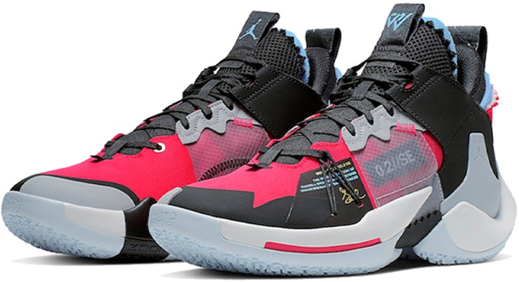 Jordan Why Not Zer0.2 Why Not SE 高筒 實戰籃球鞋 男款 紅黑灰 Lookbook Jordan Why Not Zer0.2 Why Not SE 高筒 實戰籃球鞋 男款 紅黑灰