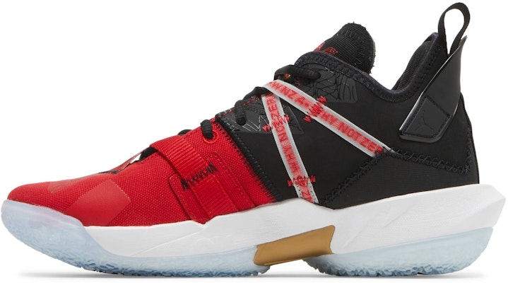 Air Jordan Why Not Zer0.4 'Bred' Lelaki Hitam Merah DD4887-600 Lookbook Air Jordan Why Not Zer0.4 'Bred' Lelaki Hitam Merah DD4887-600