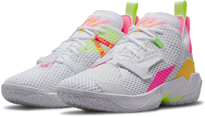 Air Jordan Why Not Zer0.4 'White Citron Pulse Hyper Pink' CQ4230-102 Lookbook Air Jordan Why Not Zer0.4 'White Citron Pulse Hyper Pink' CQ4230-102