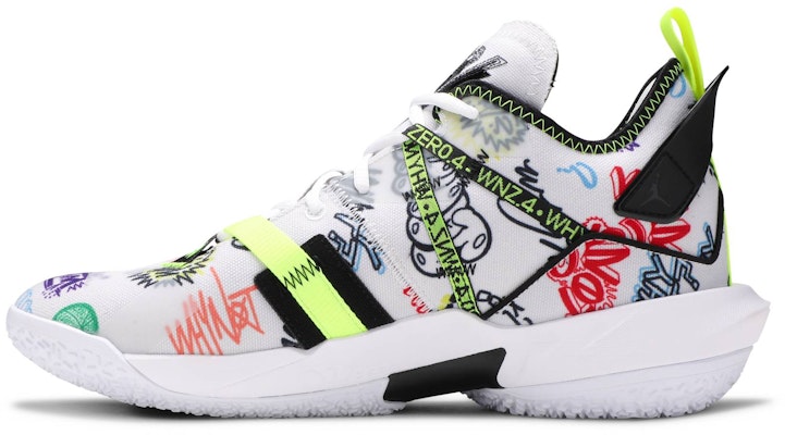 Air Jordan Why Not Zer0.4 PF 'Graffiti' DD4886-007 Lookbook Air Jordan Why Not Zer0.4 PF 'Graffiti' DD4886-007