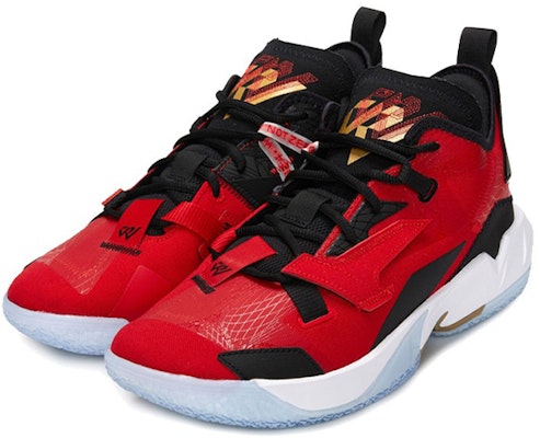 Air Jordan Why Not ZER0.4 PF 'University Red Metallic Gold' DD4886-600 Lookbook Air Jordan Why Not ZER0.4 PF 'University Red Metallic Gold' DD4886-600