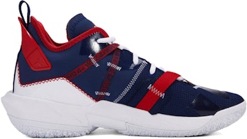 Jordan Why Not Zer0.4 耐磨防滑 中筒 實戰籃球鞋 男款 白藍紅 Order Jordan Why Not Zer0.4 耐磨防滑 中筒 實戰籃球鞋 男款 白藍紅