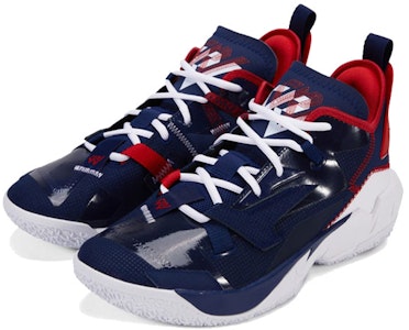 乔丹Why Not Zer0.4 PF '华盛顿奇才'篮球鞋 DD4886-400 Lookbook 乔丹Why Not Zer0.4 PF '华盛顿奇才'篮球鞋 DD4886-400