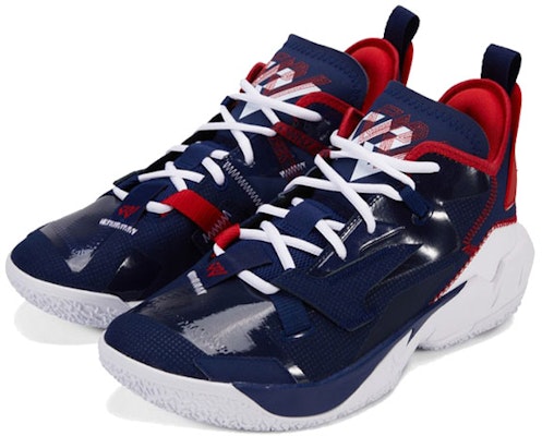 乔丹Why Not Zer0.4 PF '华盛顿奇才'篮球鞋 DD4886-400 Lookbook 乔丹Why Not Zer0.4 PF '华盛顿奇才'篮球鞋 DD4886-400