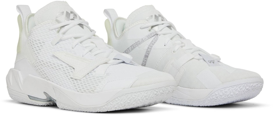 Air Jordan Why Not Zer0.4 PF 'White Metallic Silver' CQ4231-101 Cheap Air Jordan Why Not Zer0.4 PF 'White Metallic Silver' CQ4231-101