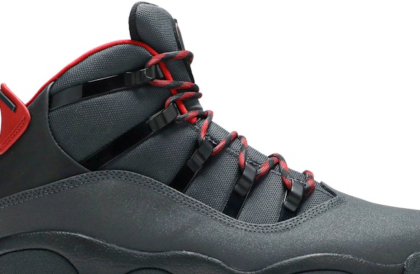 Jordan 1 anthracite gym top red
