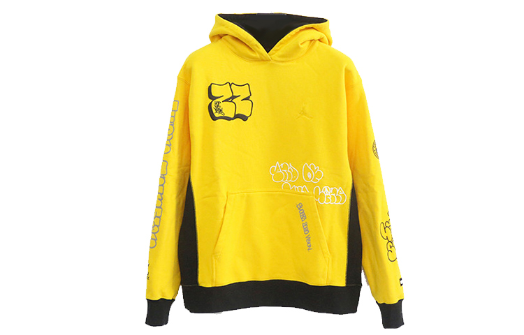 Air Jordan All-Star Chicago Artist Retro Pullover Sweatshirt Yellow CW1129-728 圖 2