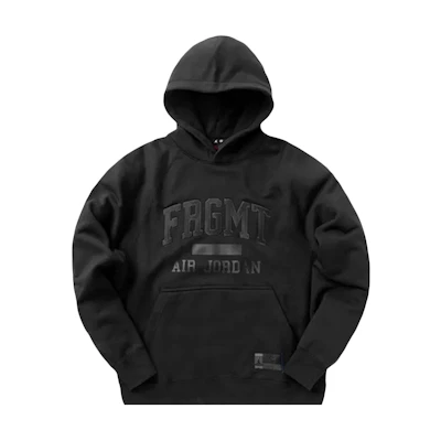 Air Jordan Fragment Pullover Hoodie 'Black/Reflective Silver'