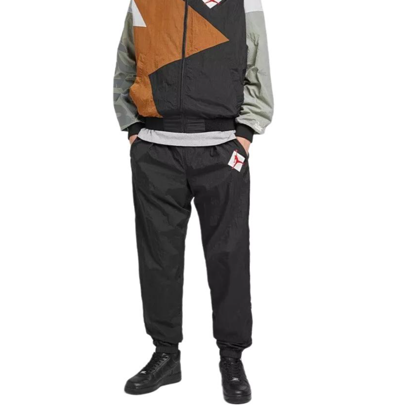 Shop Air Jordan x Patta Black Joggers Collaboration Pants AO4385-010