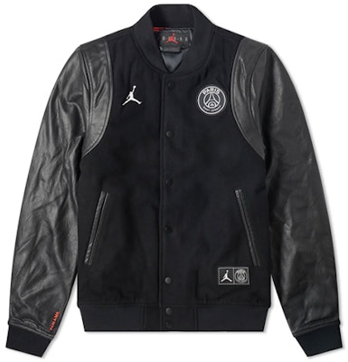 Chaqueta Varsity Negra Air Jordan x PSG Paris Saint-Germain. BQ8363-010 Order Chaqueta Varsity Negra Air Jordan x PSG Paris Saint-Germain. BQ8363-010