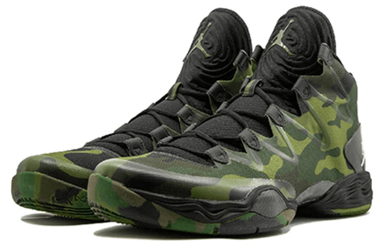 Lookbook 에어 조던 28 SE 그린 카모 (Air Jordan 28 SE Green Camo) 616345-035