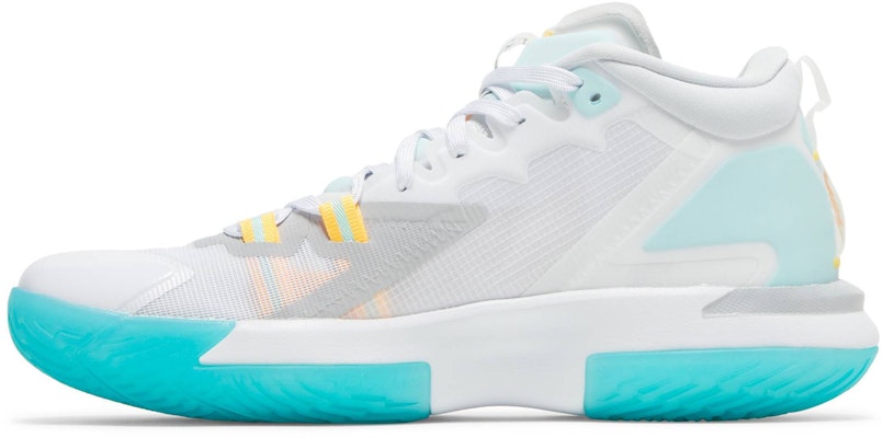 Air Jordan Zion 1 'White Dynamic Turquoise' DA3130-101 Lookbook Air Jordan Zion 1 'White Dynamic Turquoise' DA3130-101