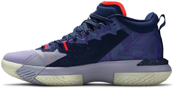 Air Jordan Zion 1 Biru Void Ungu Fierce DA3130-400/DA3129-400 Lookbook Air Jordan Zion 1 Biru Void Ungu Fierce DA3130-400/DA3129-400