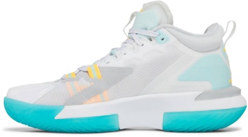 Air Jordan Zion 1 PF 'Putih Turquoise Dinamik' DA3129-101 Lookbook Air Jordan Zion 1 PF 'Putih Turquoise Dinamik' DA3129-101