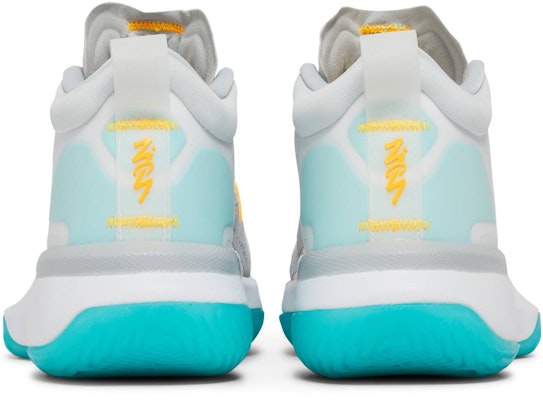 Air Jordan Zion 1 PF 'Putih Turquoise Dinamik' DA3129-101 Details for Air Jordan Zion 1 PF 'Putih Turquoise Dinamik' DA3129-101