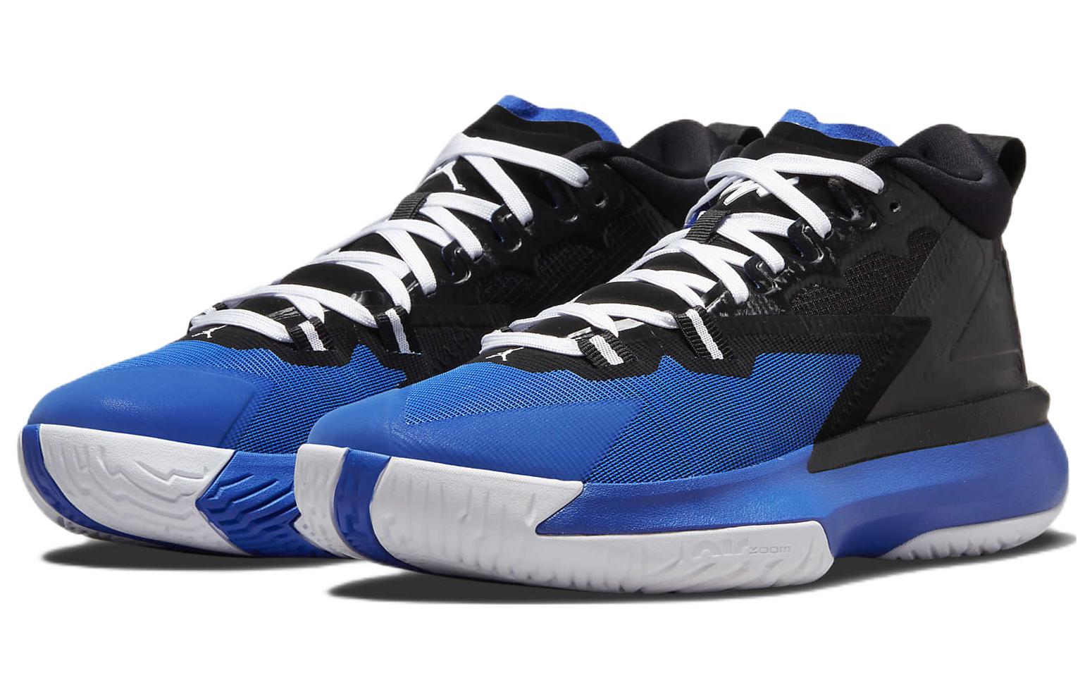 Shop Air Jordan Zion 1 PF GEN ZION '黑白极度皇家蓝' DA3129-004