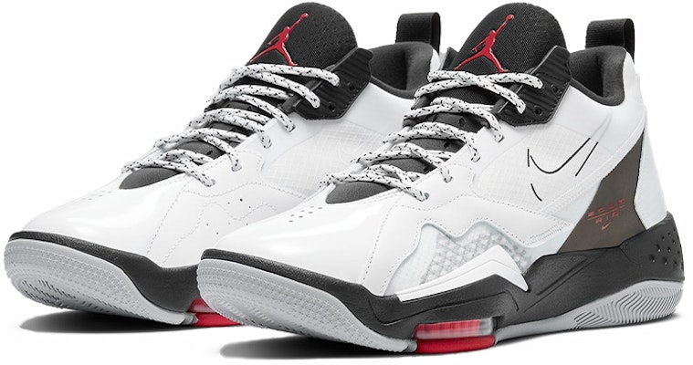 Air Jordan Zoom '92 白红配色 CK9183-106 Lookbook Air Jordan Zoom '92 白红配色 CK9183-106