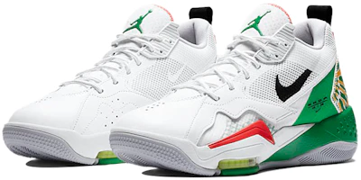 Shop Air Jordan Zoom '92 'Putih Hijau Keberuntungan Kuning Gelap' CK9183-103