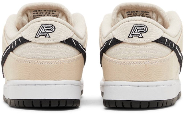 Albino Preto x Nike SB Dunk Low 'Fossil' FD2627-200 Details for Albino Preto x Nike SB Dunk Low 'Fossil' FD2627-200