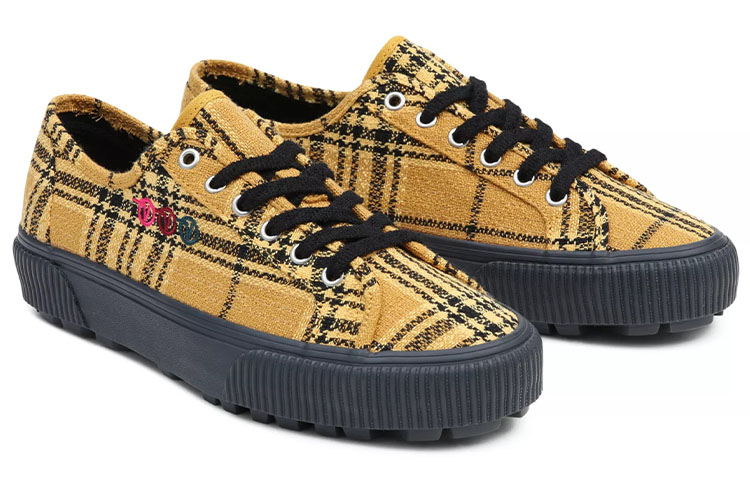 Lookbook Alex Knost x Lee-Ann Curren x Vans Delridge SF ''Geel Ruitjespatroon'' VN0A4BXHYLW