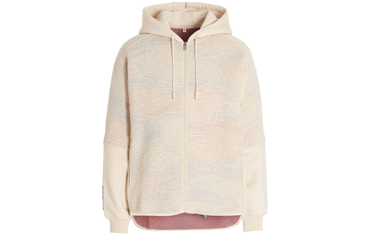 Alexander McQueen 3D Graphic Hoodie Jacket - Off-White 662631-RRA14-9704