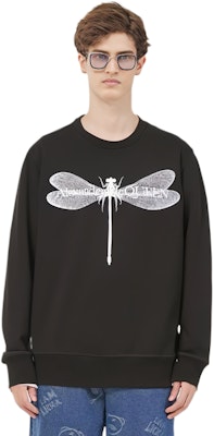 亞歷山大·麥昆 動物印花黑色圓領衛衣 776266-QTAAD-0520 Shop 亞歷山大·麥昆 動物印花黑色圓領衛衣 776266-QTAAD-0520