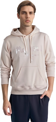 Alexander McQueen Beige Hoodie Cetakan Logo Solid 688715-QTZ81-0907 Shop Alexander McQueen Beige Hoodie Cetakan Logo Solid 688715-QTZ81-0907